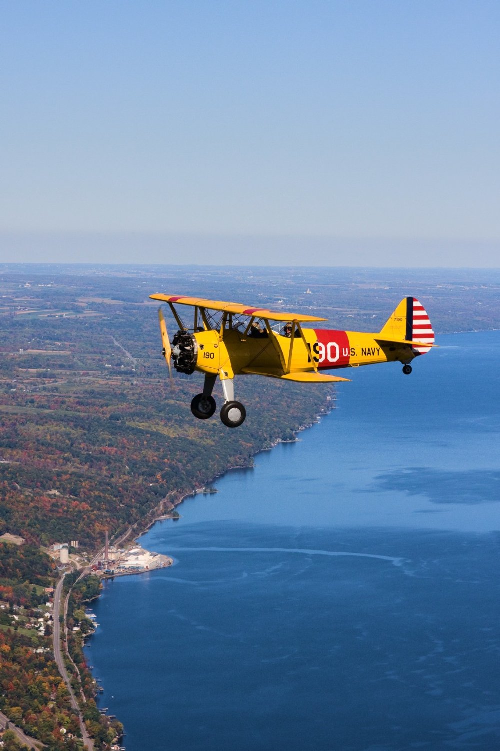 Strapped in over Seneca Lake