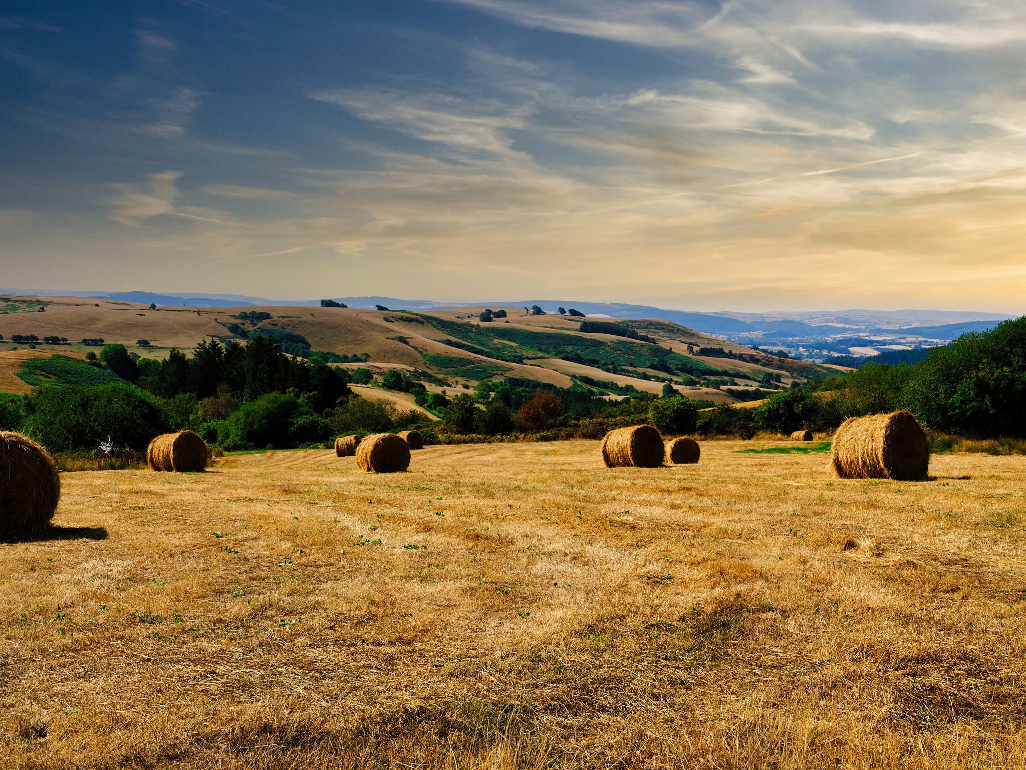 Finally Finding the Hay Bales at The Stiperstones
