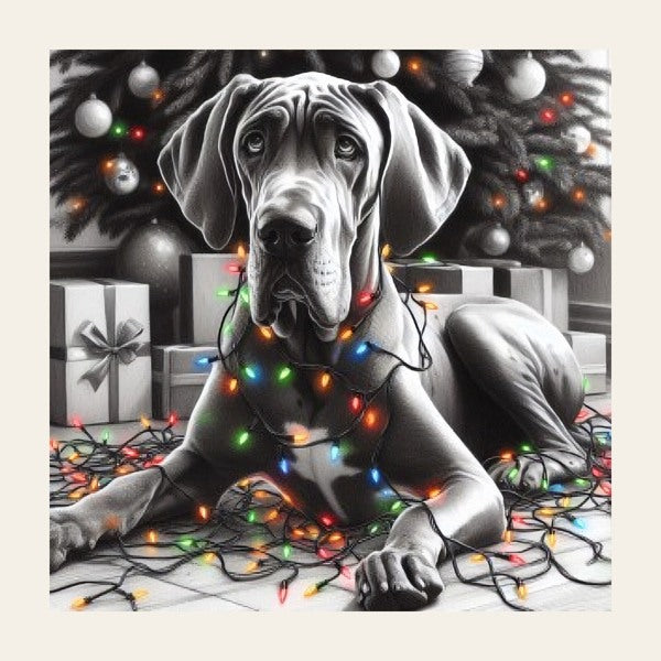 Mila Christmas Tree Ornament | Square Aluminium