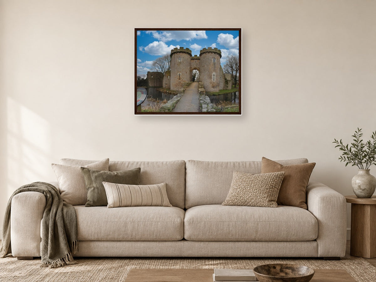 Whittington Castle Gatehouse – Framed Fine Art Print, Shropshire Castle Wall Art