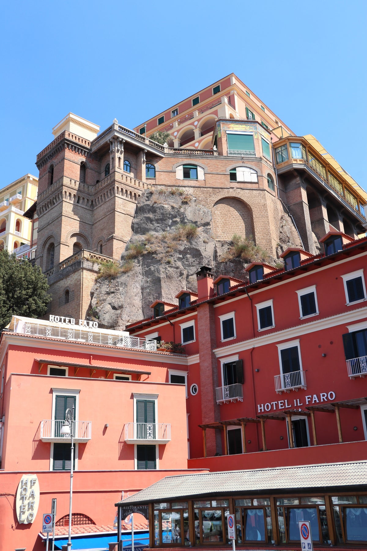 Sorrento Hotel Il Faro - Framed Fine Art Print, Italy